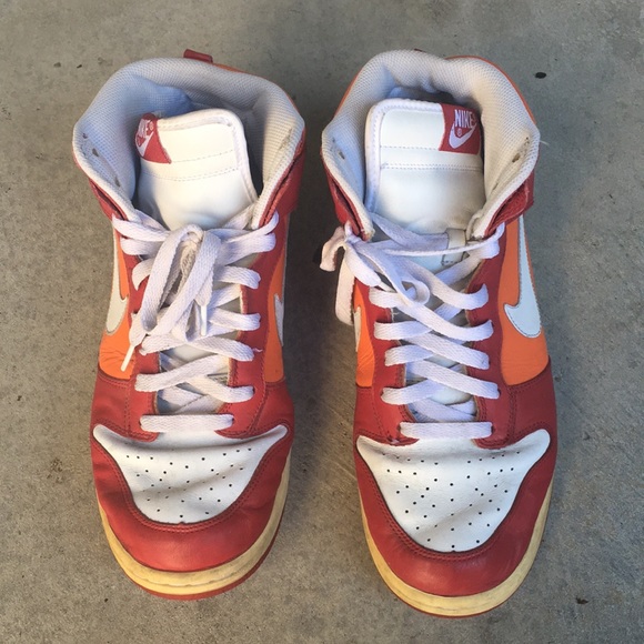 nike dunk high varsity red